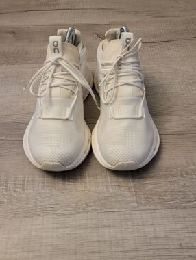 On Running Women Cloudnova Sneakers in White/Cream